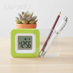 時鐘筆筒