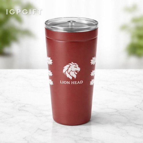雙壁真空保溫杯 - 落葉設計