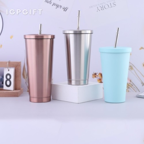 不銹鋼雙層真空咖啡杯700ml