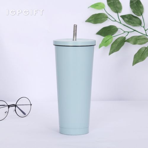 不鏽鋼吸管保溫杯