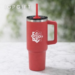 環保便利吸管保溫杯 - 40 盎司