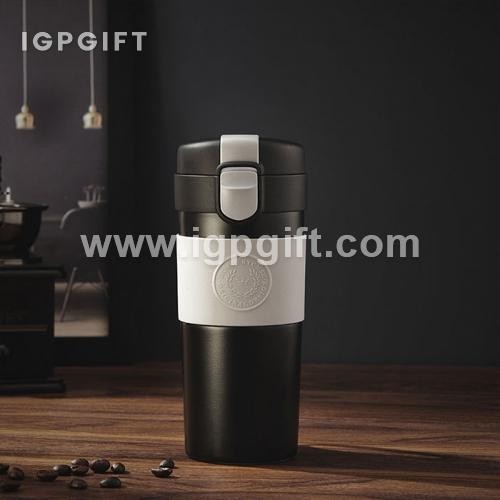 創意彈跳蓋車載水樽保溫杯