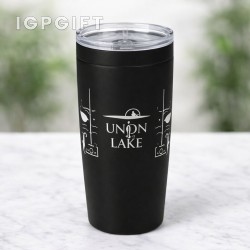 不銹鋼魚圖案保溫杯