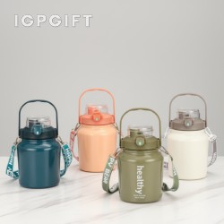 316不鏽鋼大肚保溫杯 1000ML