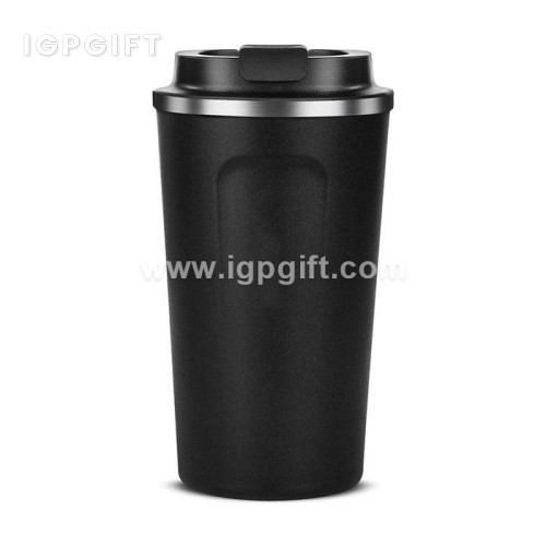 帶蓋不鏽鋼咖啡保溫杯