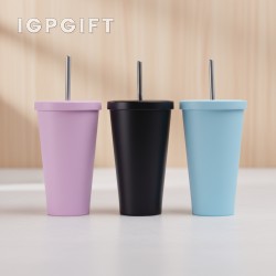 不銹鋼雙層真空咖啡杯700ml