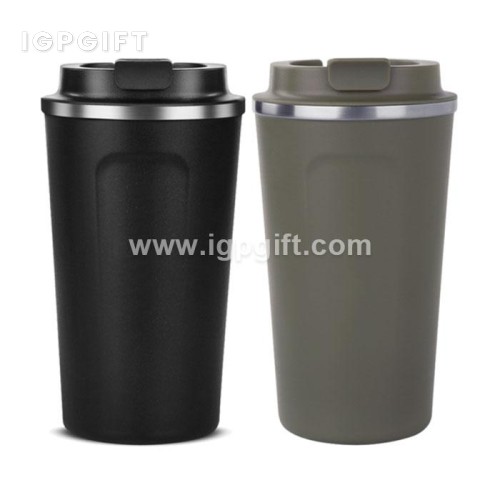 帶蓋不鏽鋼咖啡保溫杯