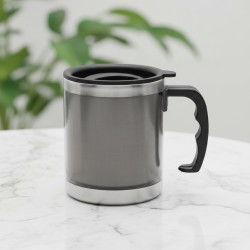 便攜不銹鋼自動保溫杯