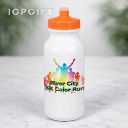 全彩運動水瓶 - 20 oz - 白色