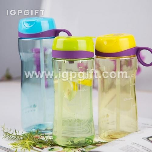 手提便攜式吸管水樽
