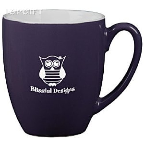 雙色陶瓷咖啡杯 - 16盎司