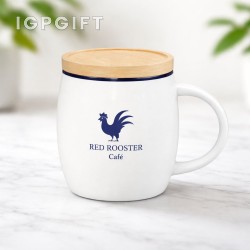 木蓋陶瓷咖啡杯