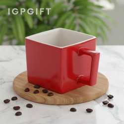 方形陶瓷杯