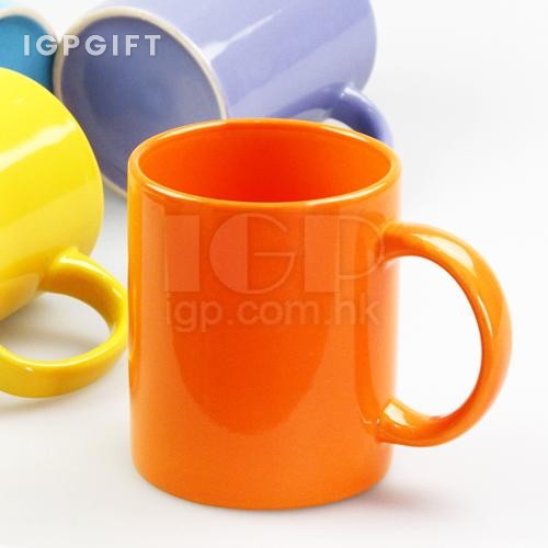 繽紛糖果色彩陶瓷杯