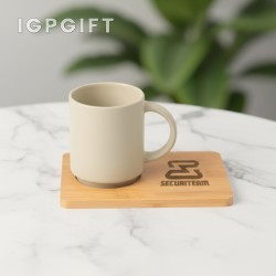 竹纖維杯與竹板套裝