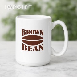 美國製豪華陶瓷大杯 - 15 盎司 - 白色