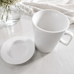 帶杯蓋陶瓷杯