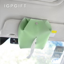 掛式車載皮質紙巾抽盒