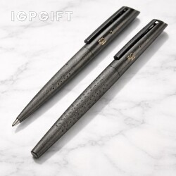 高端旋轉金屬筆套裝