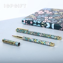 創意花紋金屬廣告筆