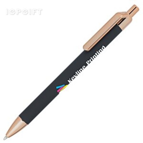玫瑰金觸感金屬鋼筆