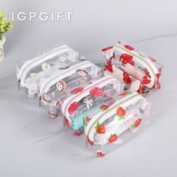 PVC可愛透明化妝袋