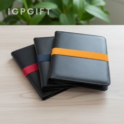 A5皮製文件夾
