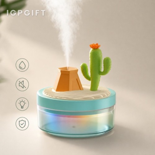 創意景觀七彩氛圍燈加濕器