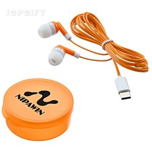 彩色便攜式USB-C耳機組合