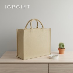 天然中型禮品袋（短手把）