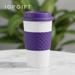 色帶經典咖啡杯 - 16 盎司