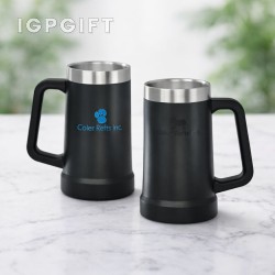 大容量雙層不銹鋼啤酒杯