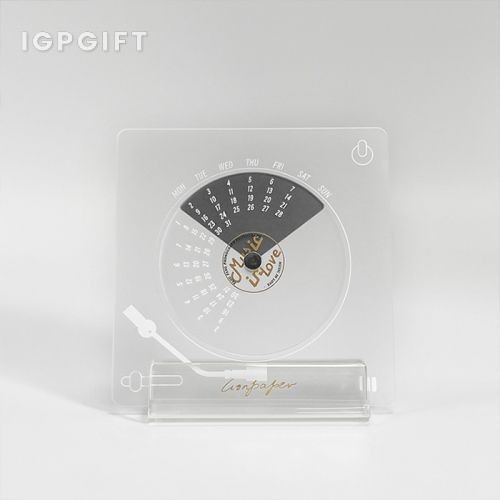 創意定製亞加力唱片月曆