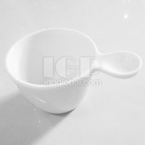 勺子形陶瓷杯