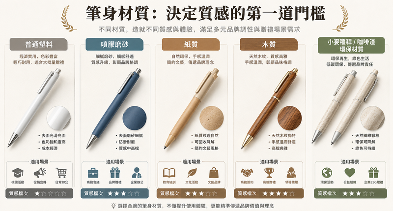 企業訂製廣告筆｜高CP值百搭商務宣傳禮品首選