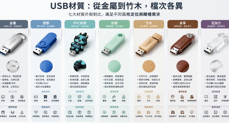 企業訂製USB手指|實用耐看的高質感商務禮品首選