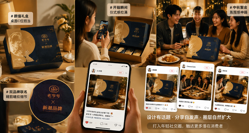 老字號跨界聯名禮盒，以中秋視角翻新年輕品牌樣貌
