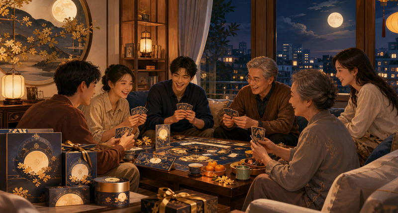 中秋禮品融合棋牌娛樂,以互動體驗留存品牌記憶