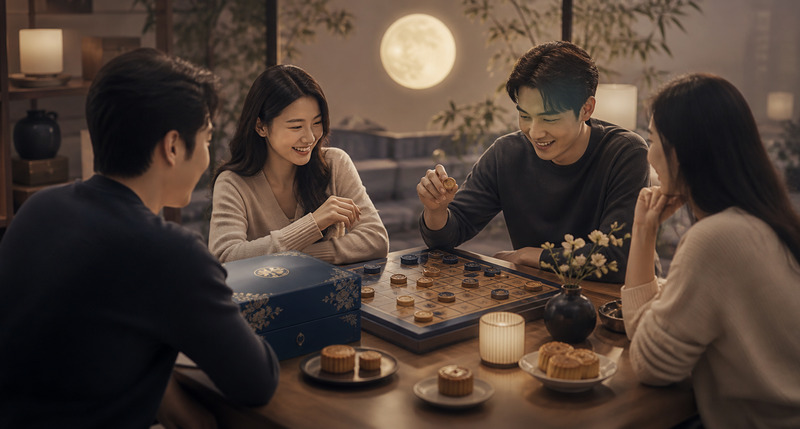 中秋禮品融合棋牌娛樂,以互動體驗留存品牌記憶